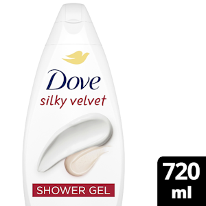 Dove Silky Velvet Suihkusaippua 720 ML