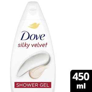 Dove Silky Velvet Suihkusaippua 450 ML