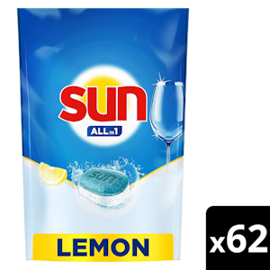 Sun Lemon Konetiskitabletti All-in-1 62 kpl