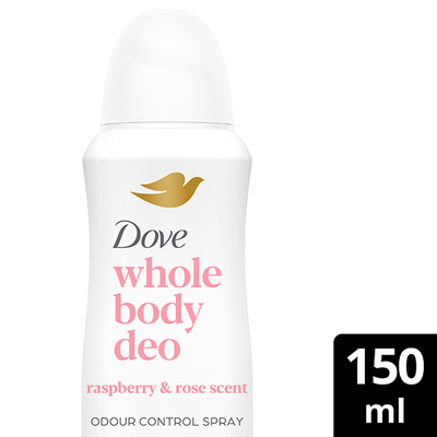 Dove Whole Body Raspberry & Rose deodorantti spray  150 ml