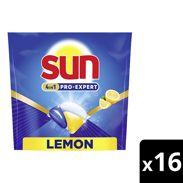 Sun 4in1 Pro-Expert Lemon konetiskitabletti 16kpl