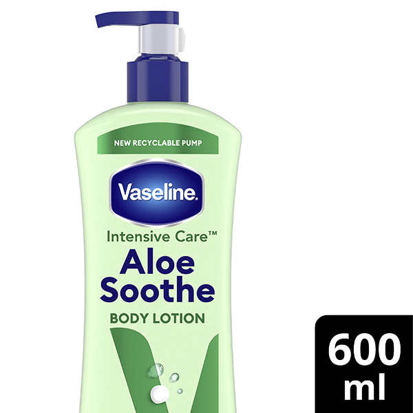 Vaseline Intensive Care Aloe Soothe vartalovoide  600 ml