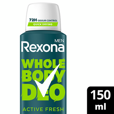 Rexona Men Whole Body Active Fresh deodorantti spray  150 ml
