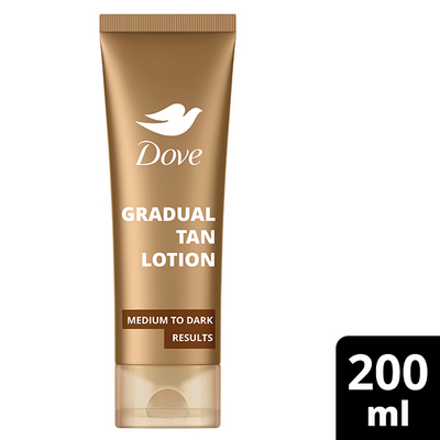Dove Summer Revived Medium to Dark itseruskettava kosteusvoide  200 ml