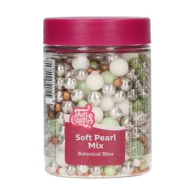FunCakes pehmeät sokerihelmet, Botanical Bliss Mix 80 g