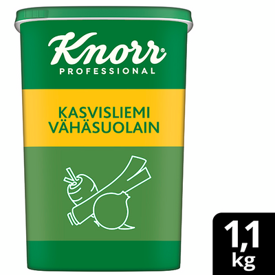 Knorr kasvisliemijauhe vähäsuolainen 1,1kg/137l