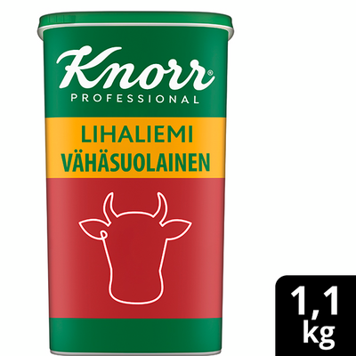 Knorr lihaliemijauhe vähäsuolainen 1,1kg/137l