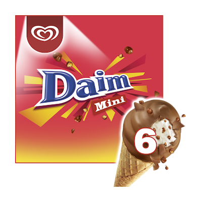 Daim Mini-tuutti 6x85 ml
