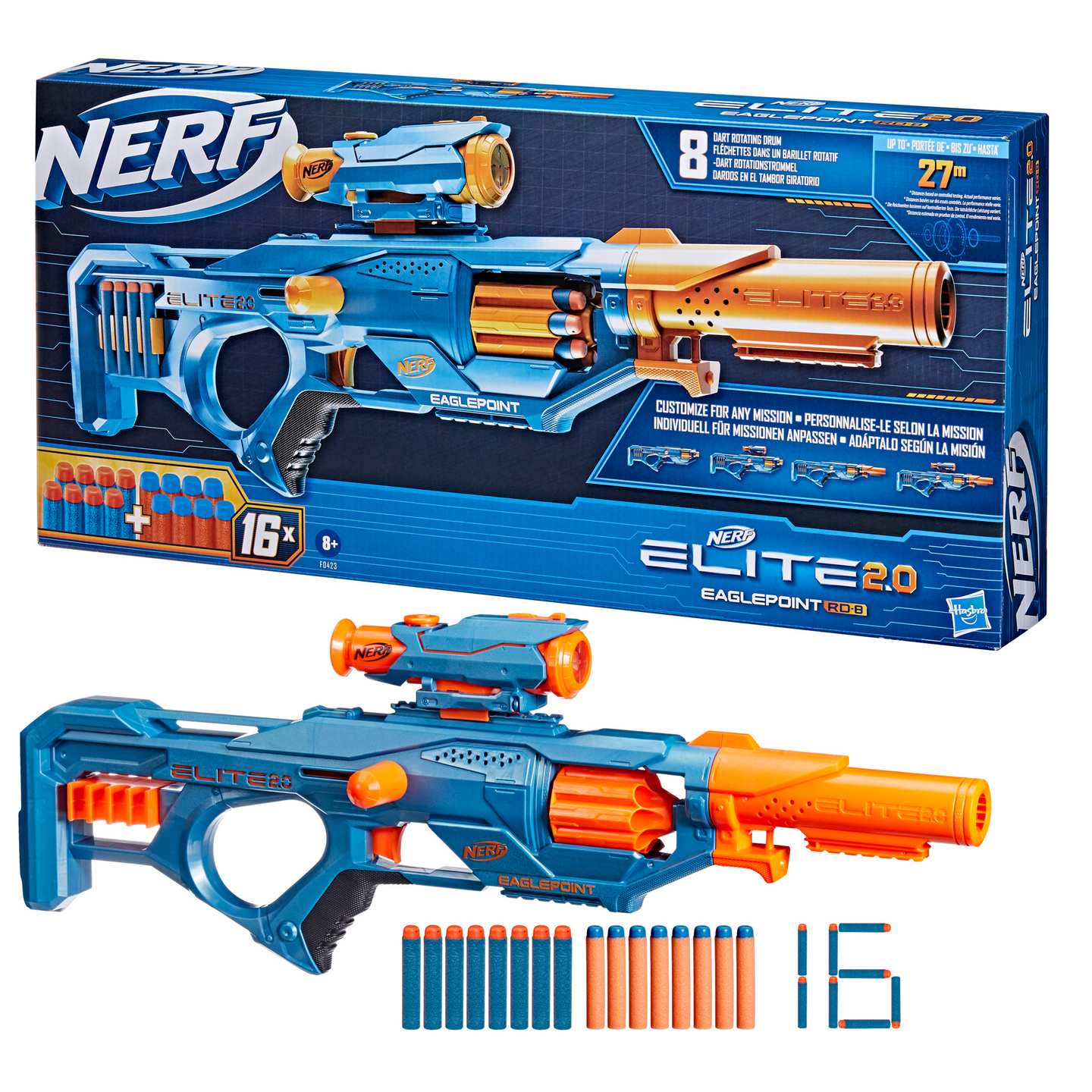 Nerf elite 2.0 eaglepoint rd 8