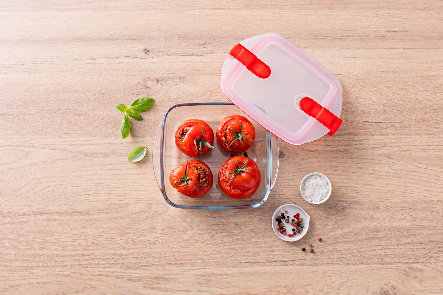 Pyrex Cook Heat lasivuoka 20 x 17 cm kannella