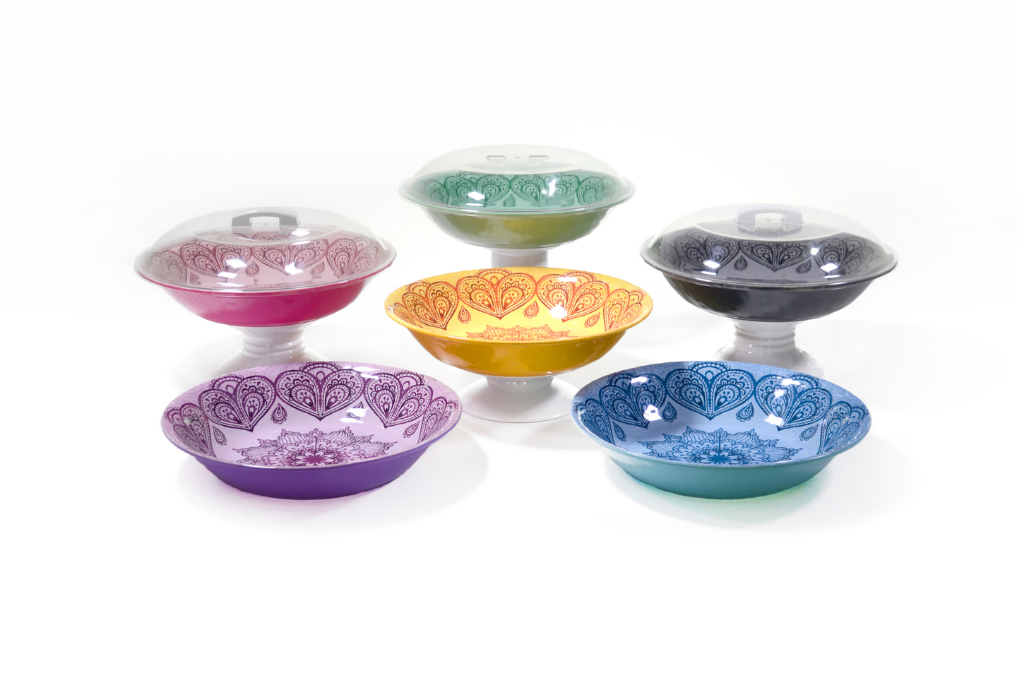 Dalebrook Mehndi kulho 35x35x7 cm 3,5 l vihreä melamiini