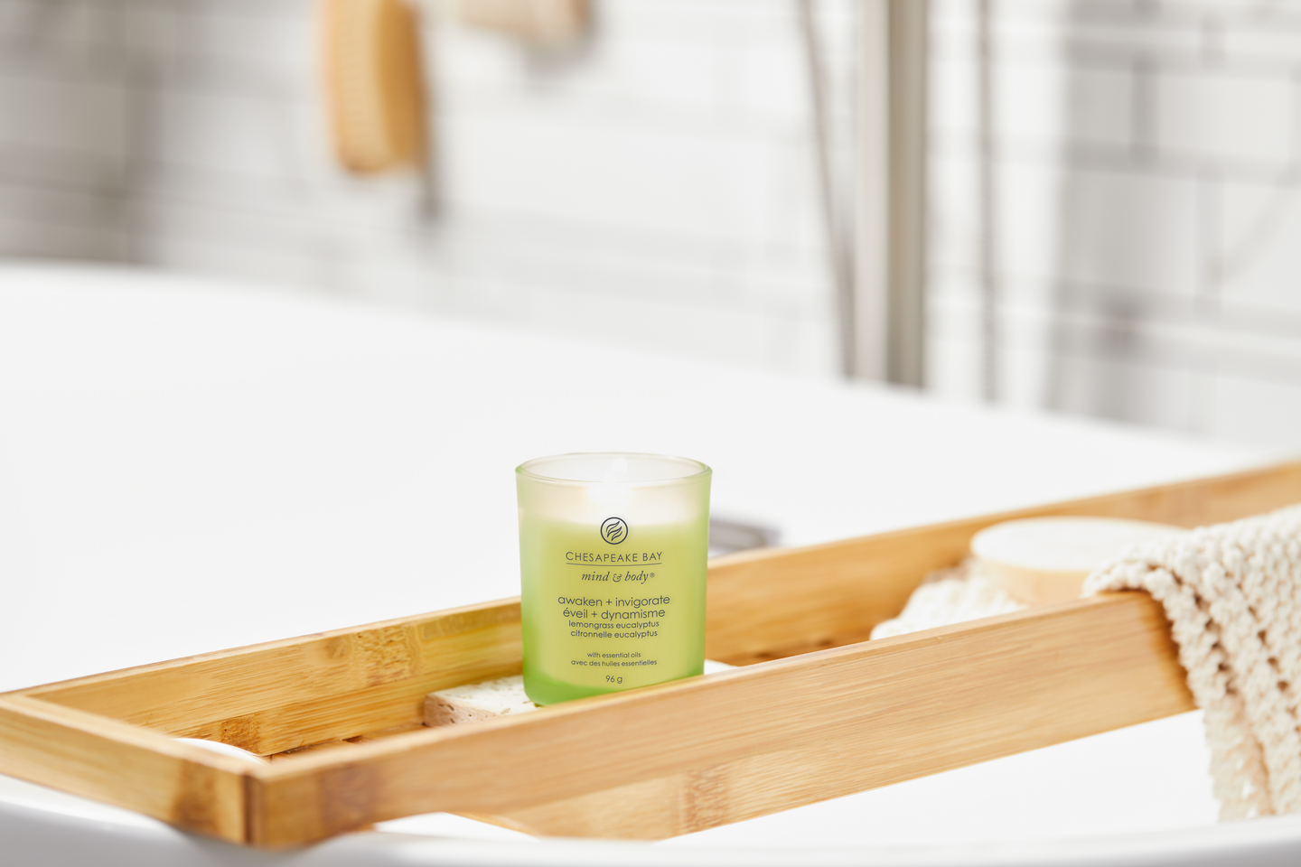 Chesapeake Bay Awaken + Invigorate tuoksukynttilä S lemongrass eucalyptus