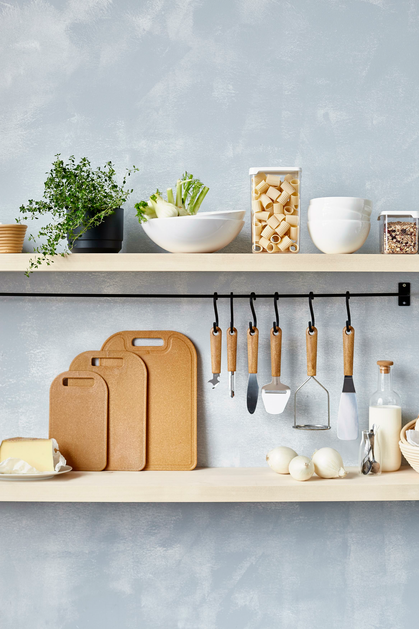 Gastromax Bio leikkuulauta 25x15 cm korkinvärinen