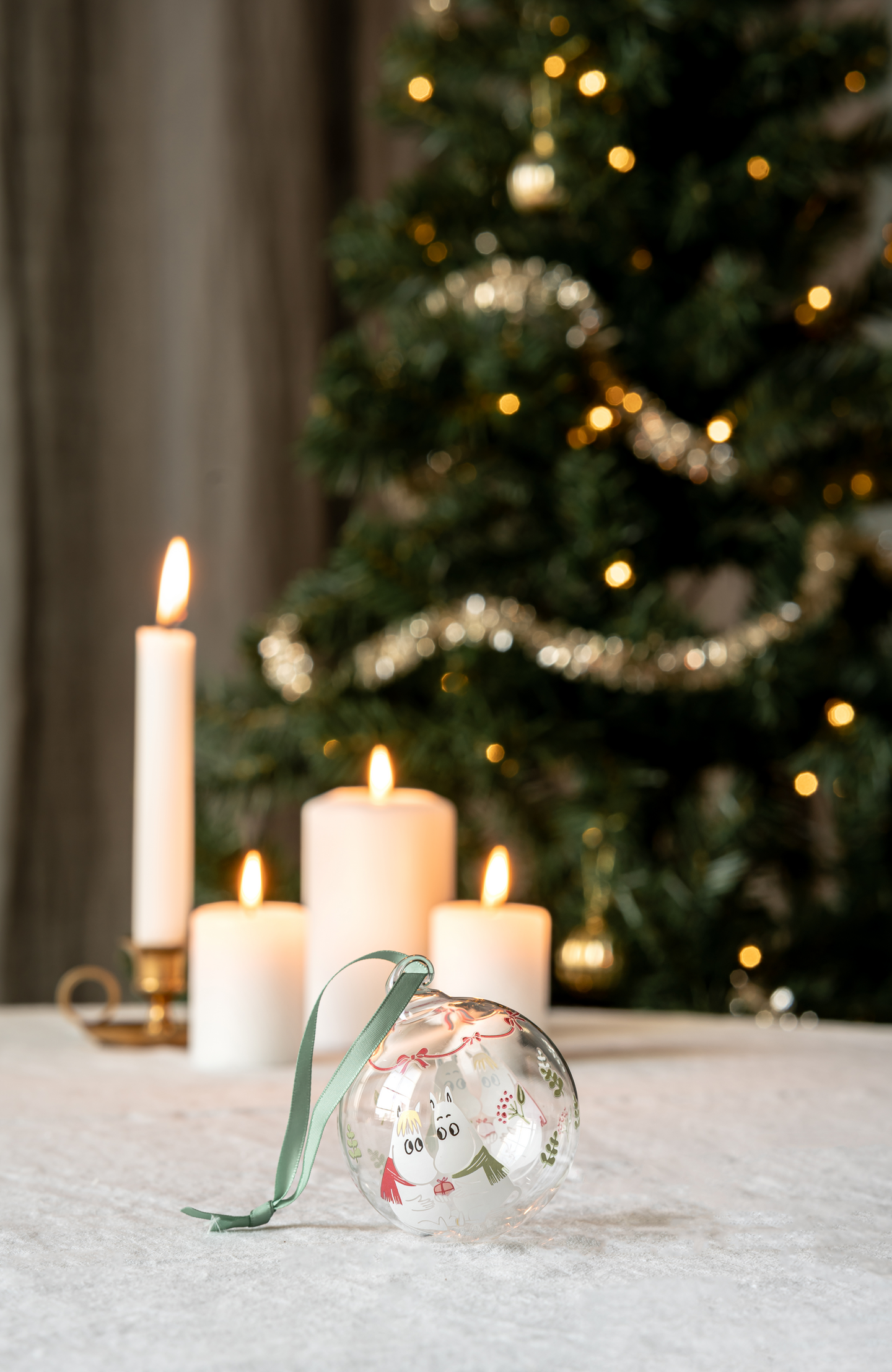 Muumi joulupallo Rakkaani 7 cm