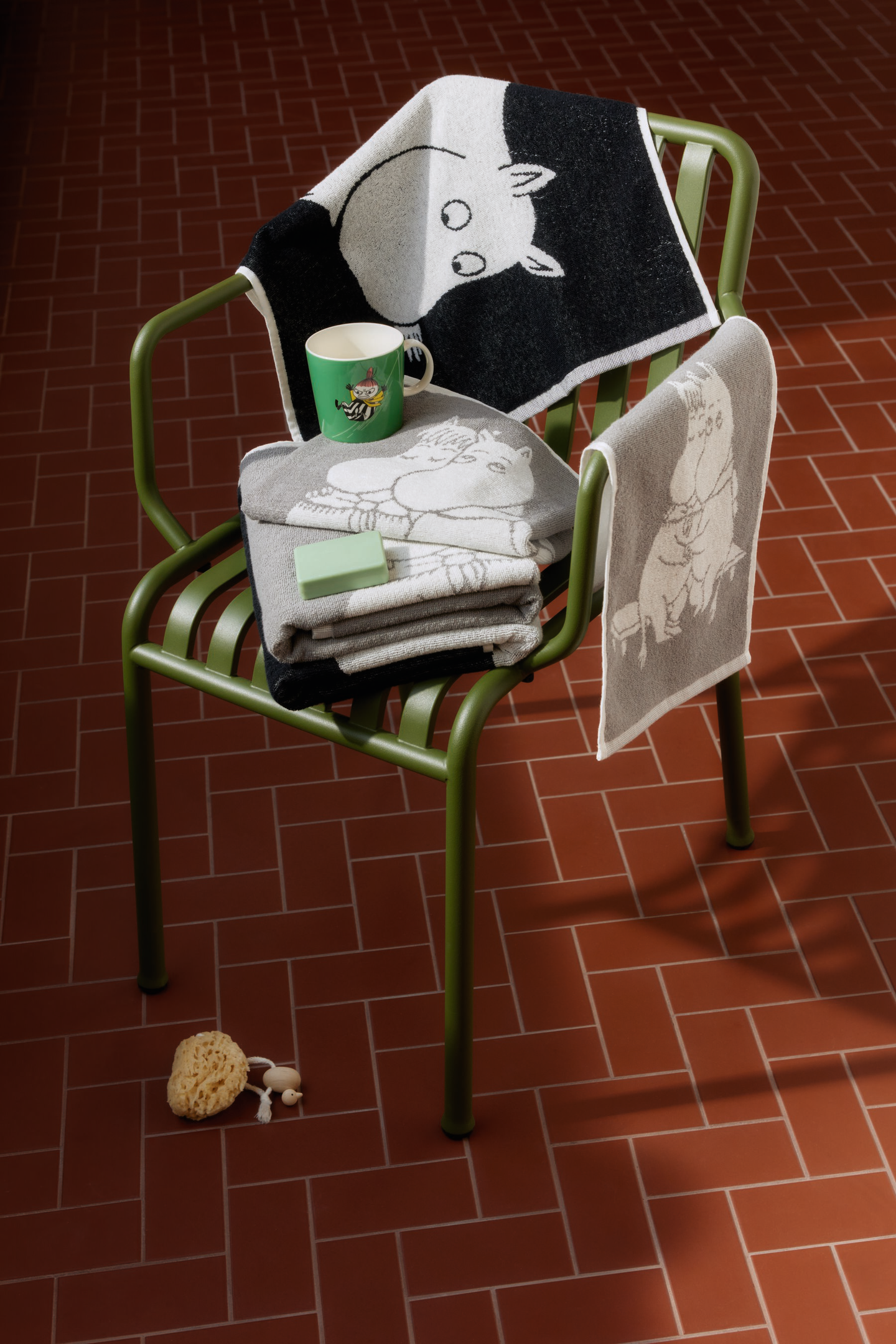 Muumi käsipyyhe 30x50 cm Muumipeikko