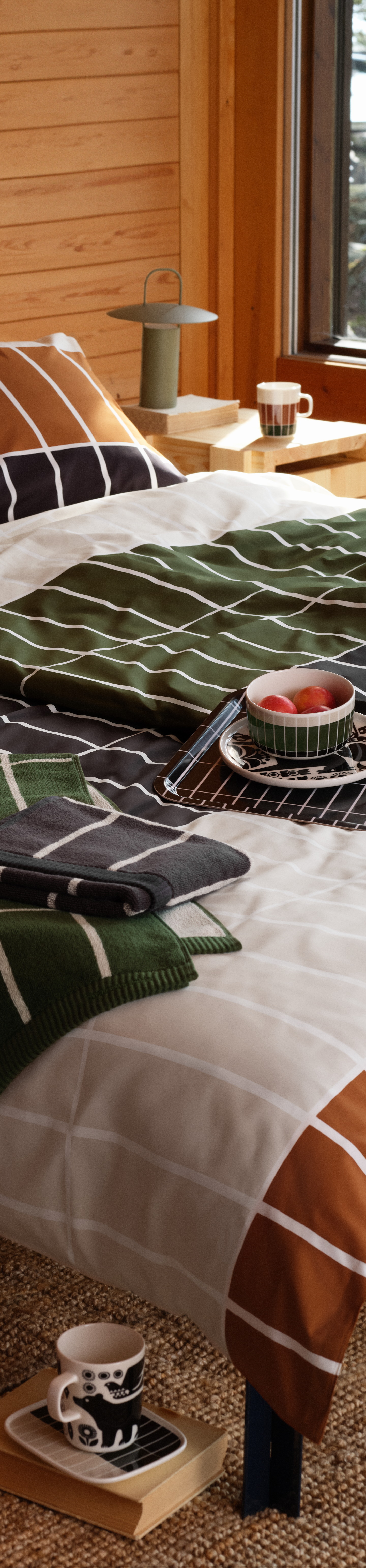 Marimekko Tiiliskivi kulho 5 dl vihreä