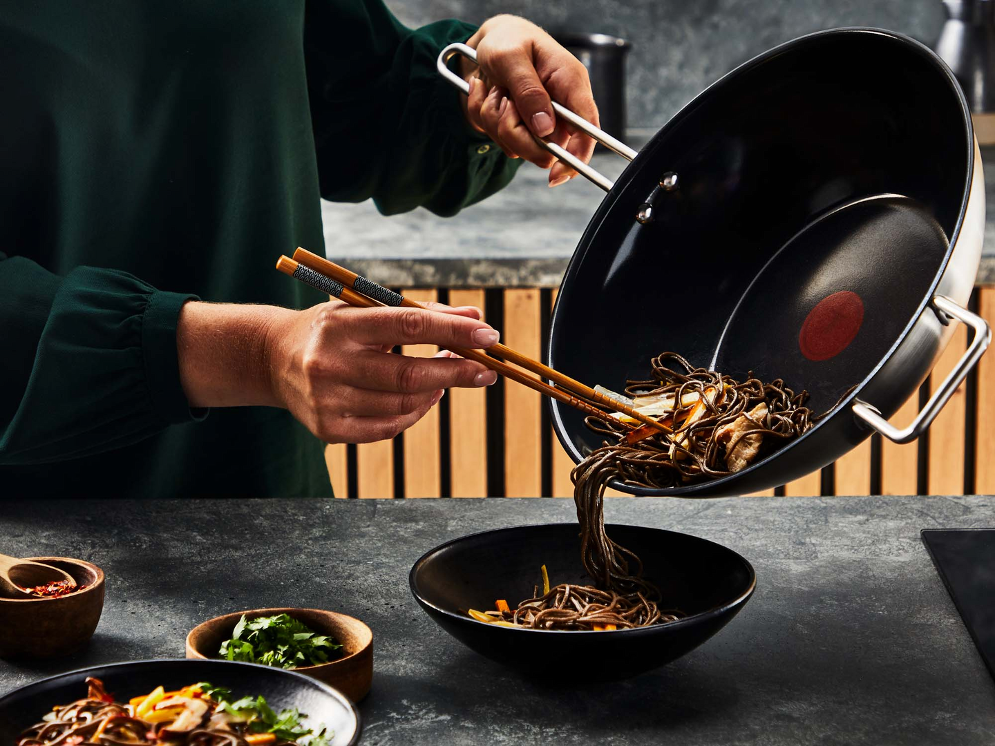 Tefal Nordica wokpannu 28 cm