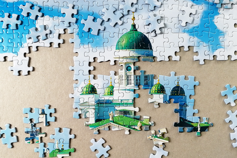 Tactic 1000 palaa View of Helsinki palapeli