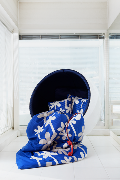 Vallila Sinivuokko pussilakanasetti sininen