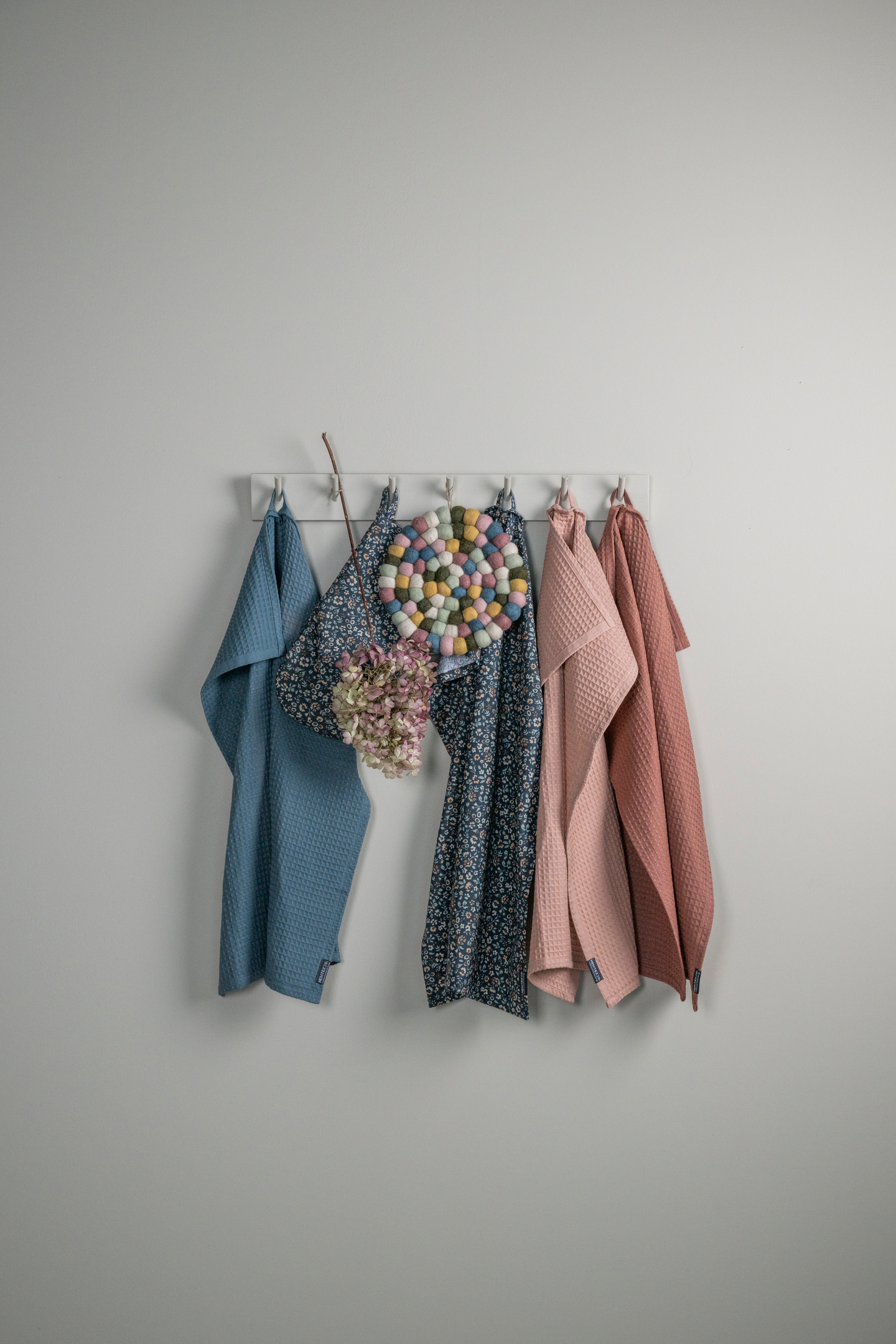 Hemtex 24h Vilja keittiöpyyhe 50x70 cm sininen