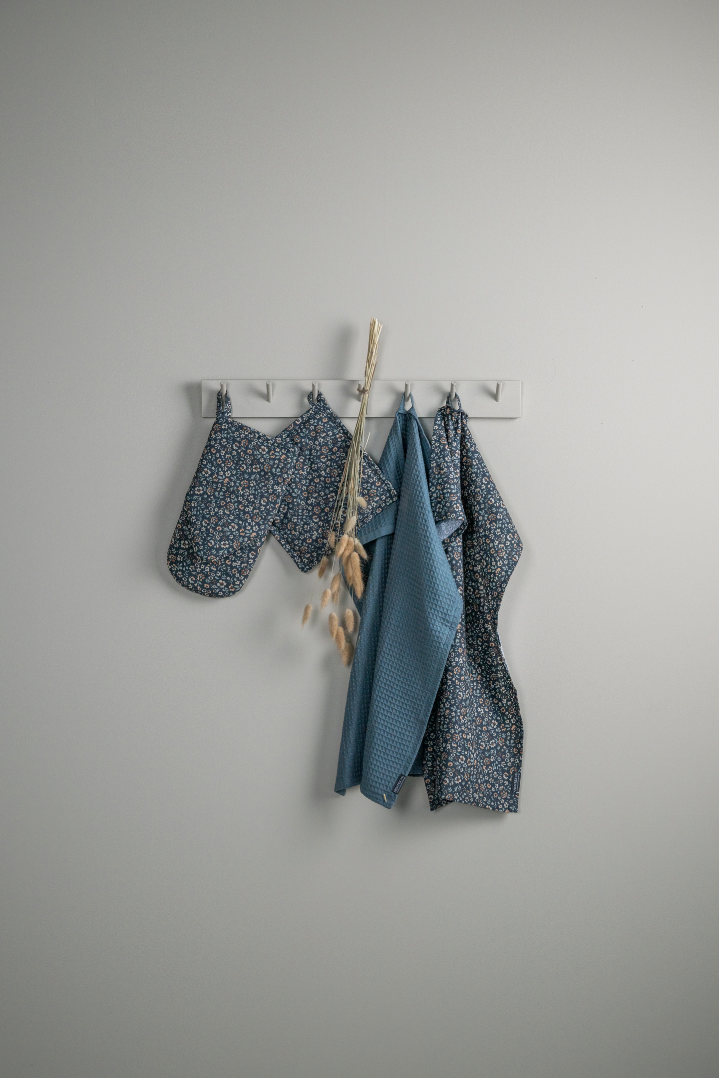 Hemtex 24h Vilja keittiöpyyhe 50x70 cm sininen