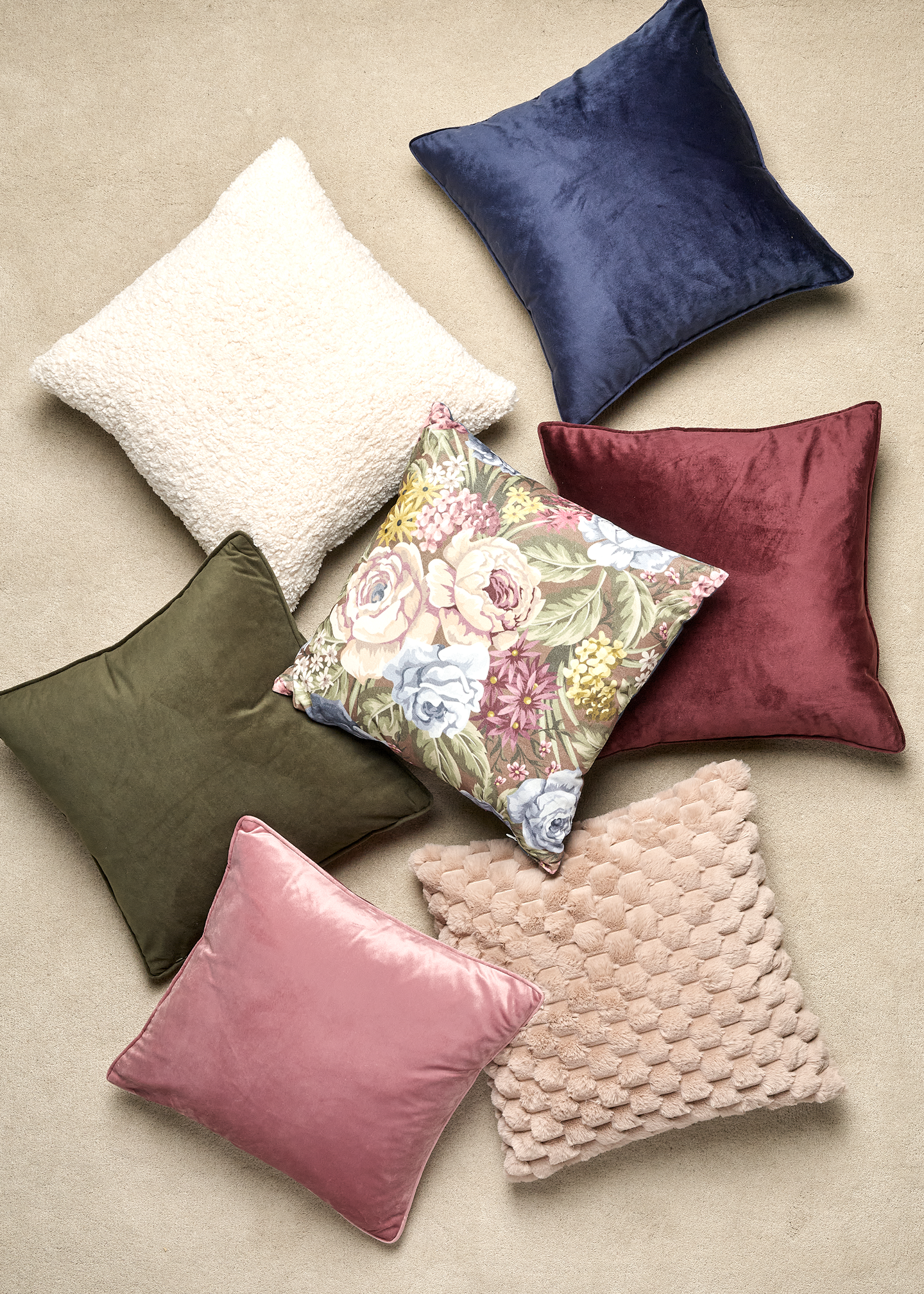 Hemtex 24h Jolie koristetyyny 45x45 cm luumu
