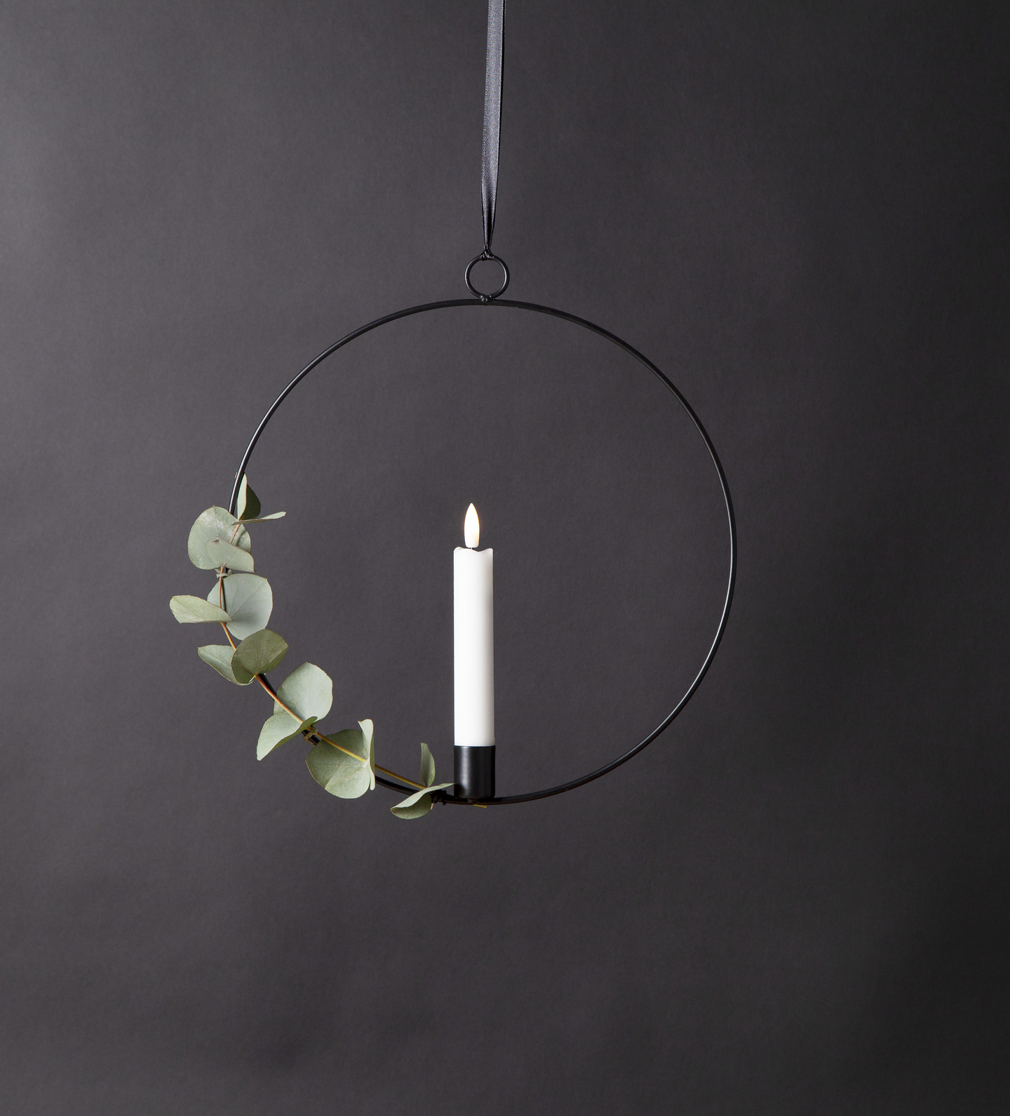 Star Flamme Ring koriste musta