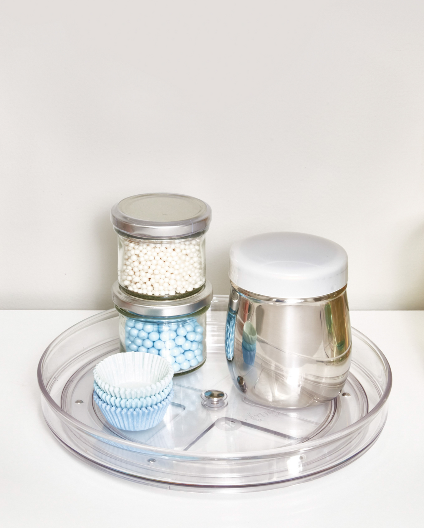 The Home Edit pyörivä tarjotin