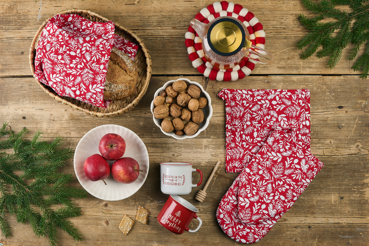 Hemtex 24h Christmas muki 2,8 dl valkoinen