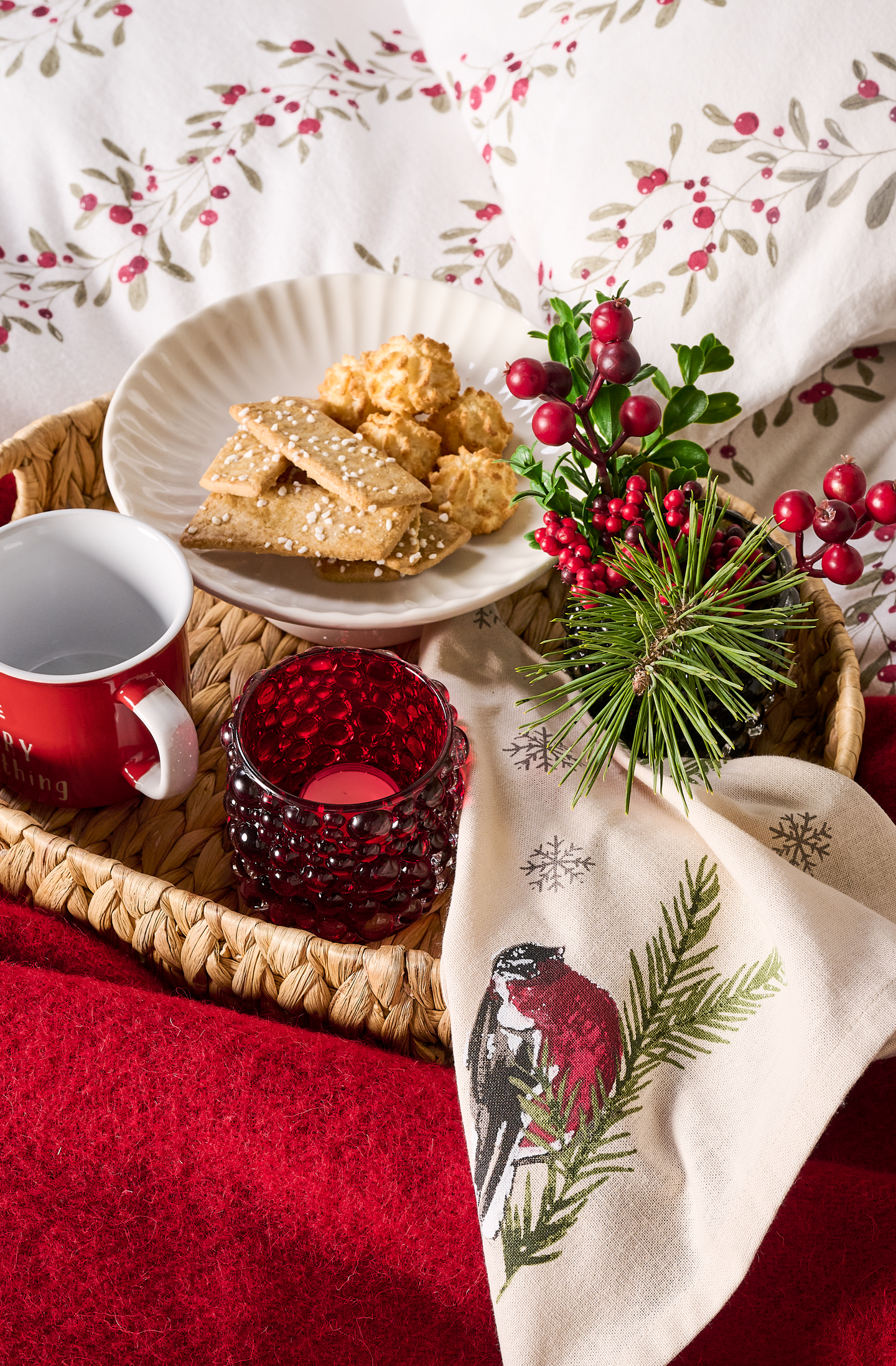 Hemtex 24h Merry Everything muki 2,8 dl punainen