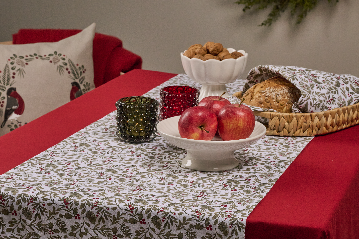 Hemtex 24h Freya jalallinen kulho 15,5x11,5 cm valkoinen