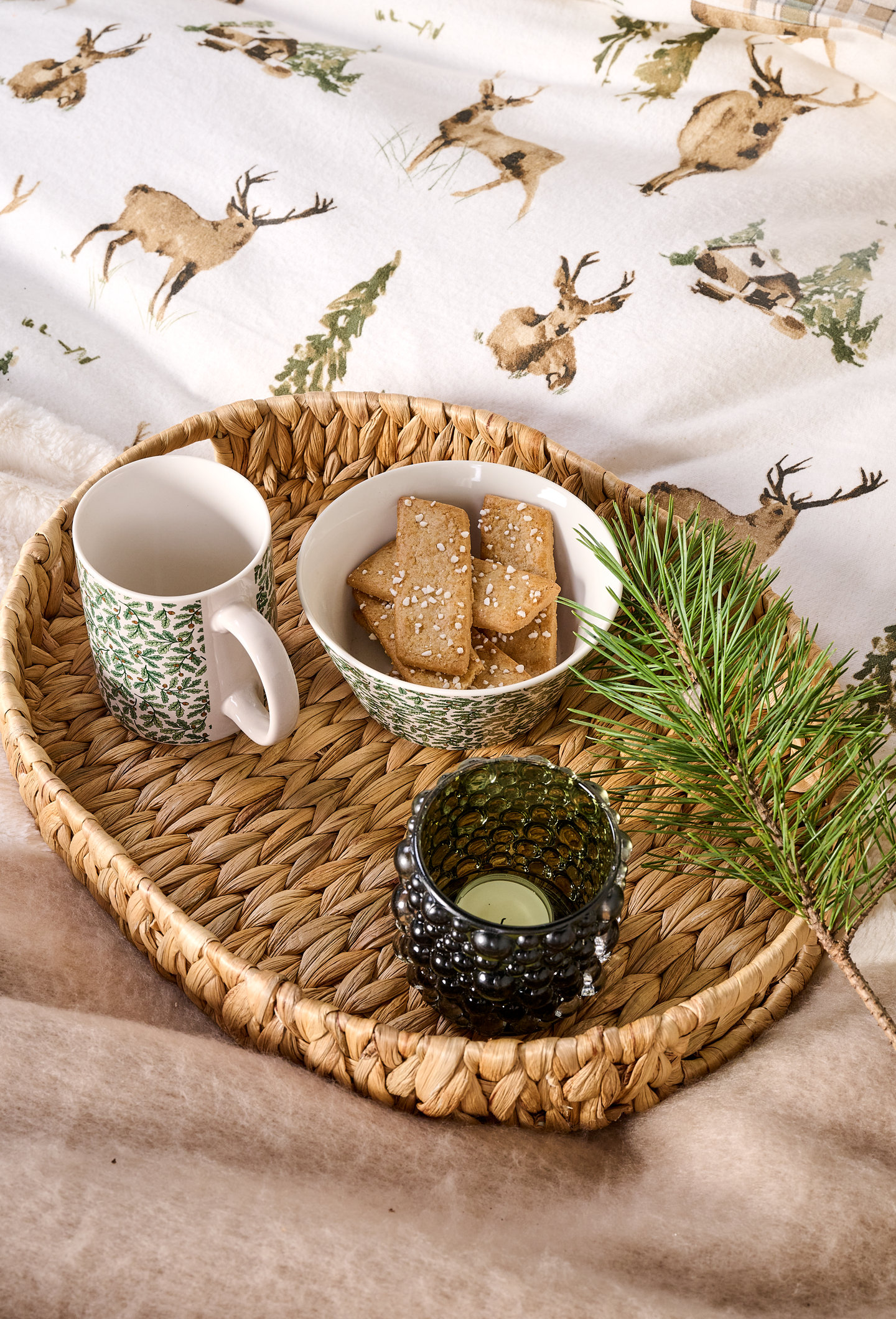 Hemtex 24h Meja kynttilälasi 8 cm vihreä