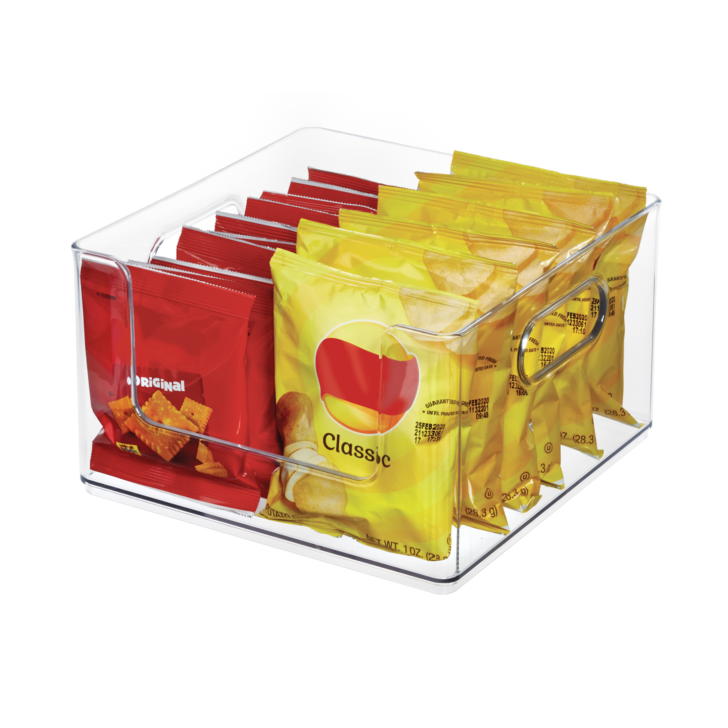 The Home Edit säilytyslaatikko avoin