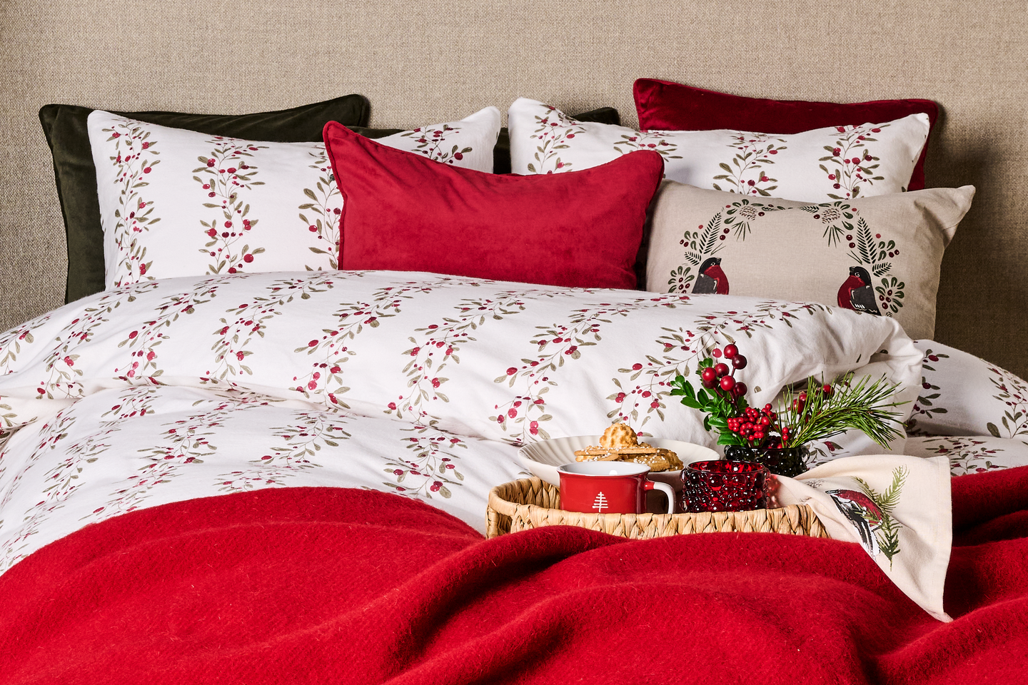 Hemtex 24h Merry Everything muki 2,8 dl punainen