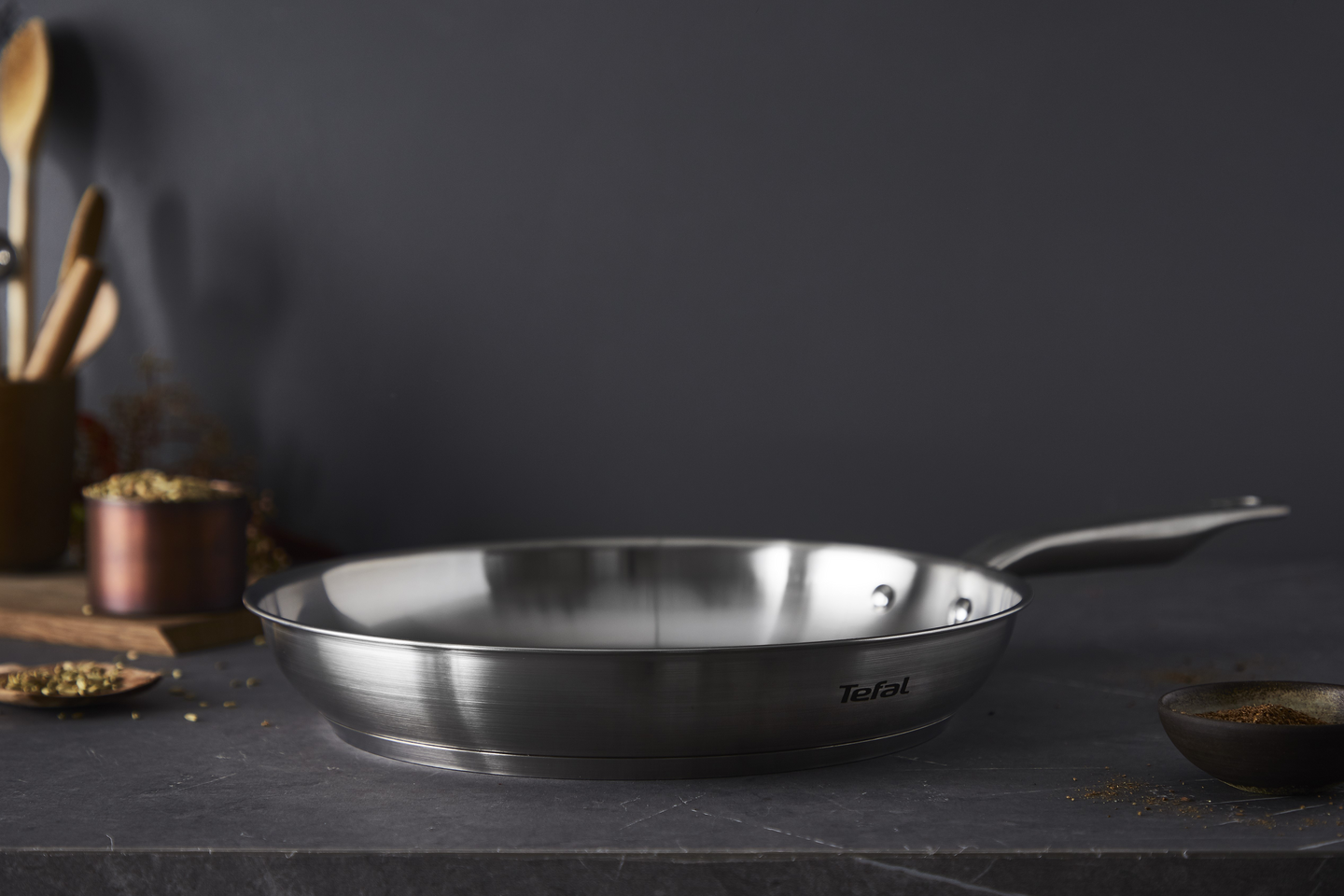 Tefal Virtuoso teräspaistinpannu 28 cm