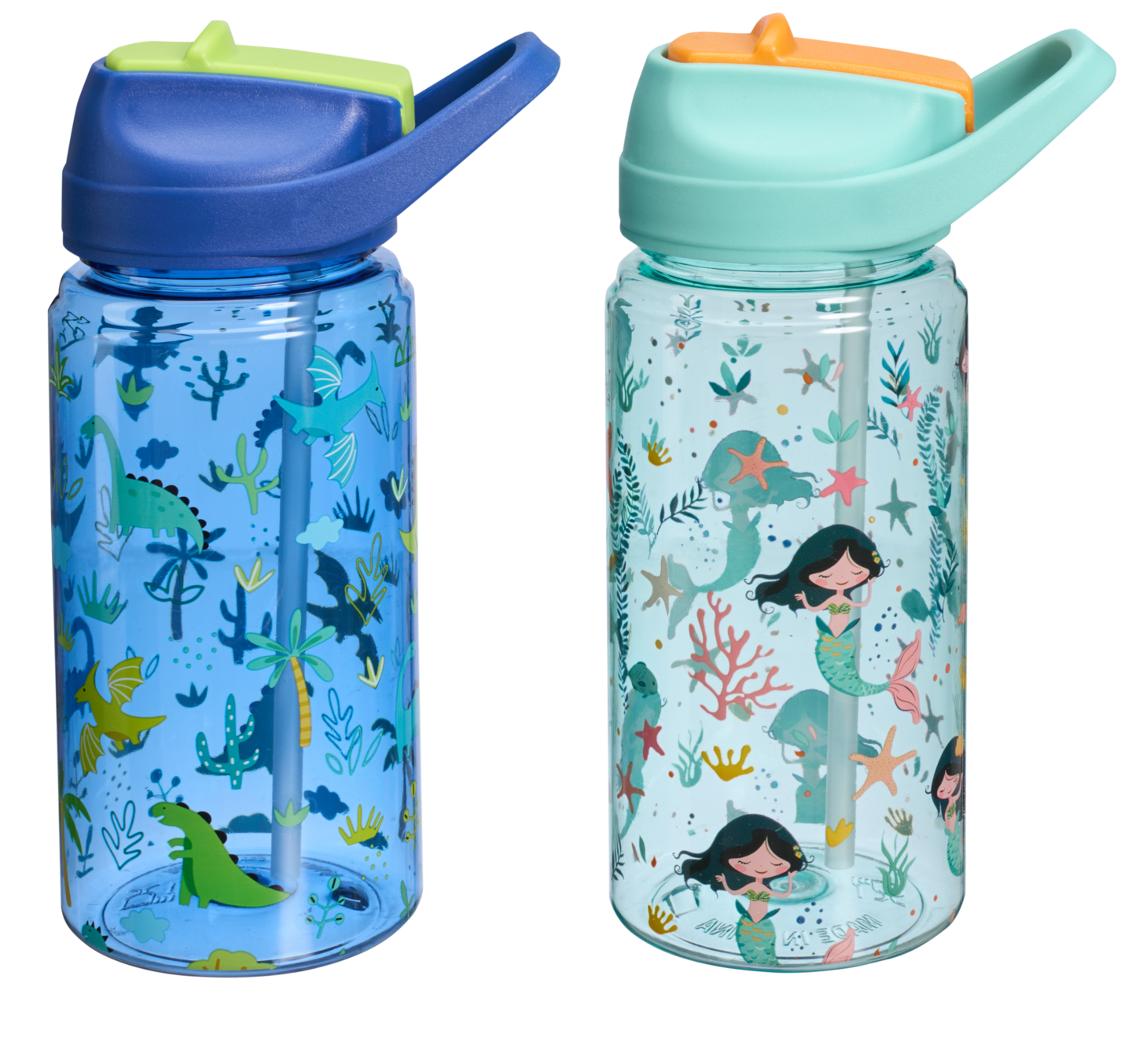 myhome Dinosaurus juomapullo 600 ml sininen