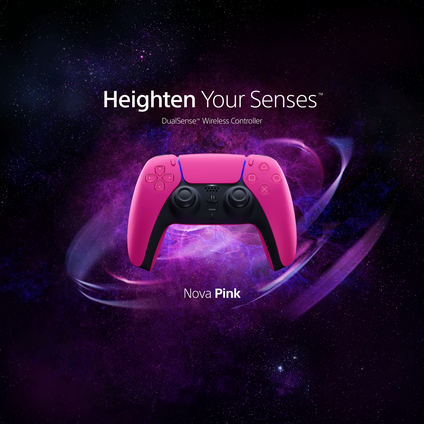 Sony PS5 DualSense Nova Pink -langaton peliohjain