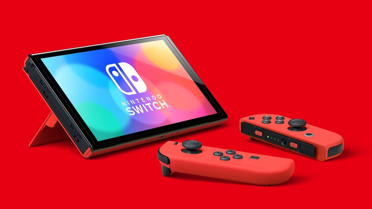 Nintendo Switch OLED Mario Red Edition -pelikonsoli