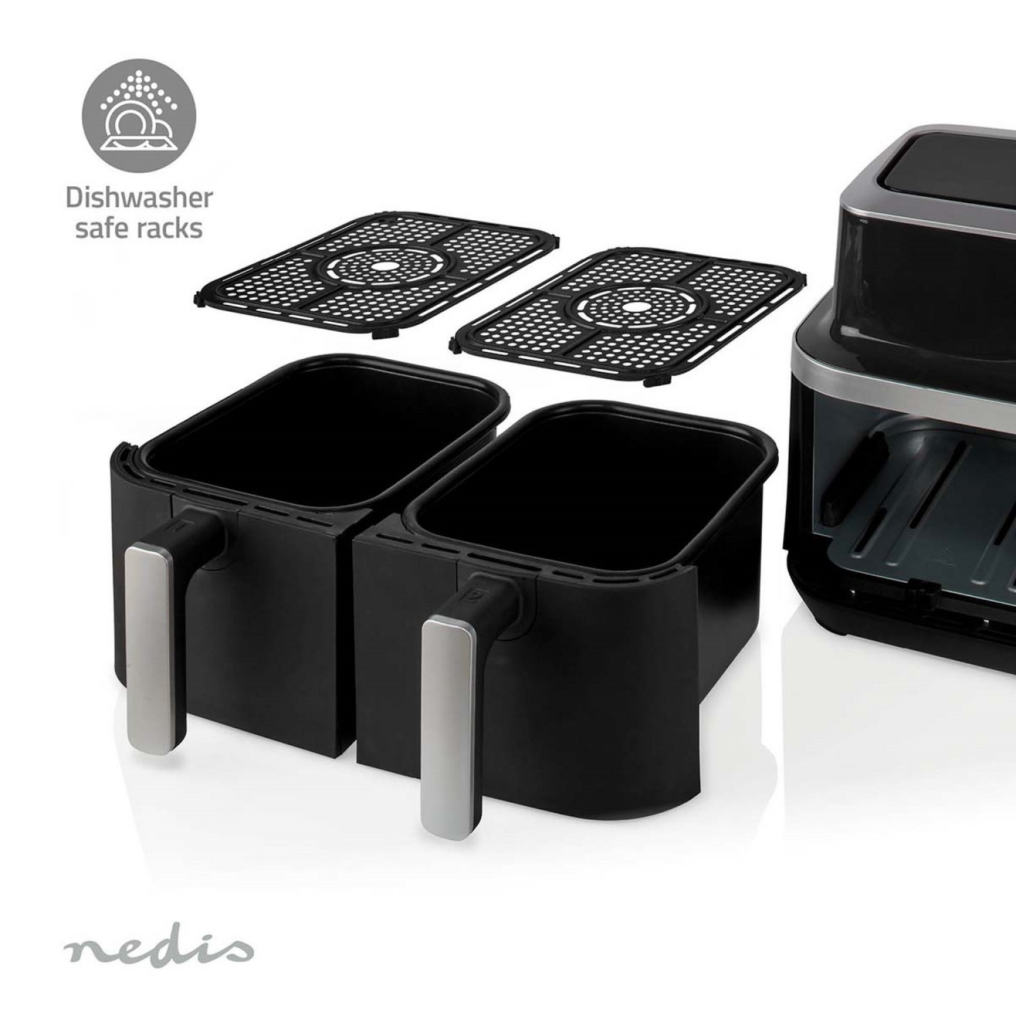 Nedis Digital Double XL KAAF320BK -airfryer