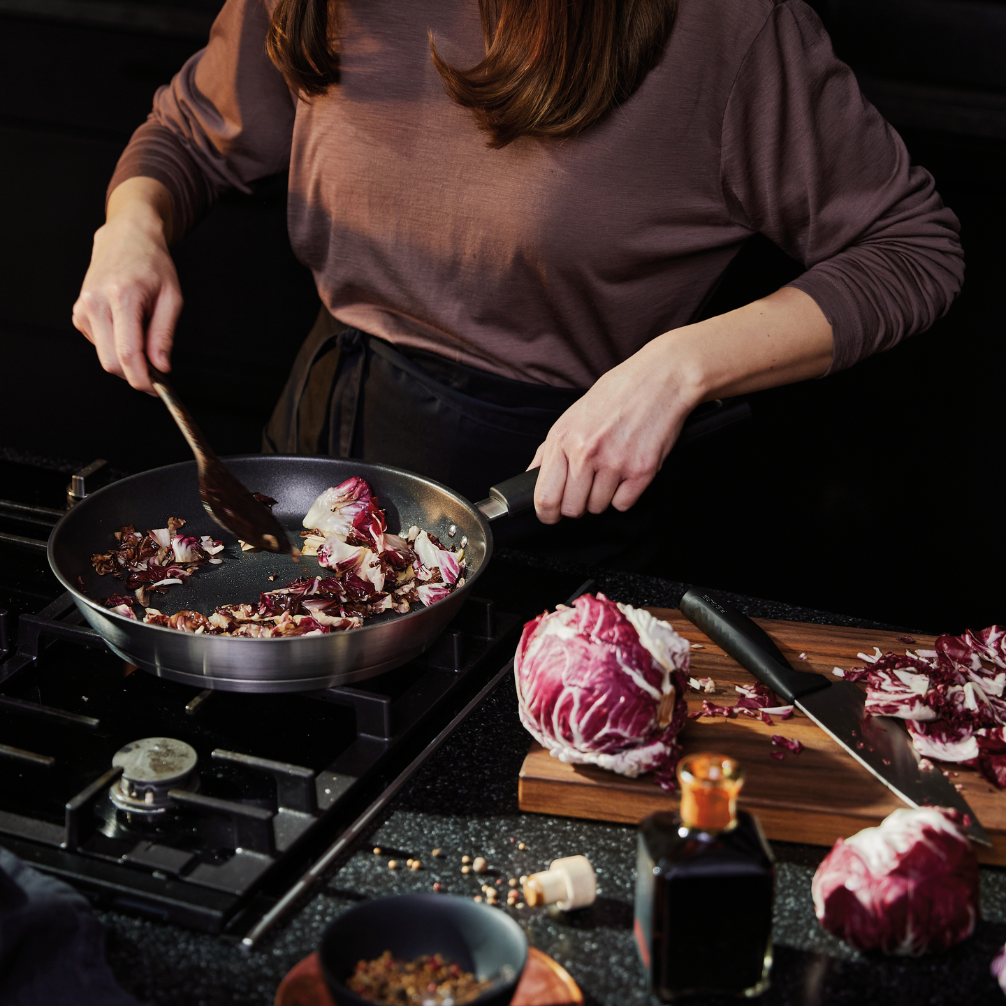 Fiskars Hard Face teräs paistinpannu 28 cm