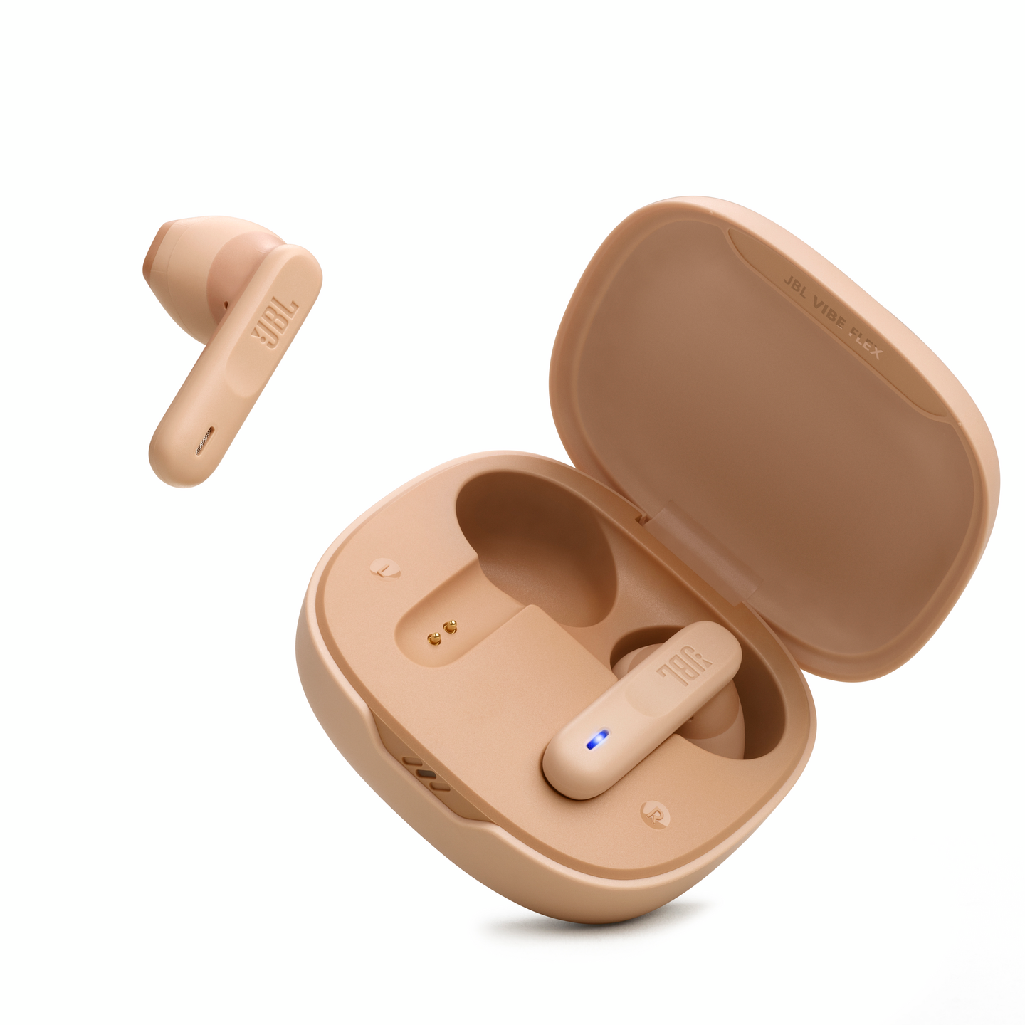 JBL Vibe Flex langattomat nappikuulokkeet, beige