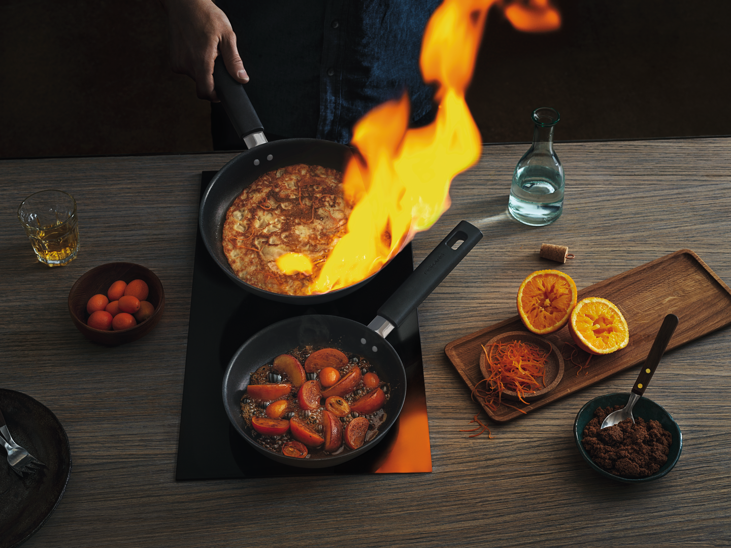 Fiskars Hard Face paistinpannu 24 cm