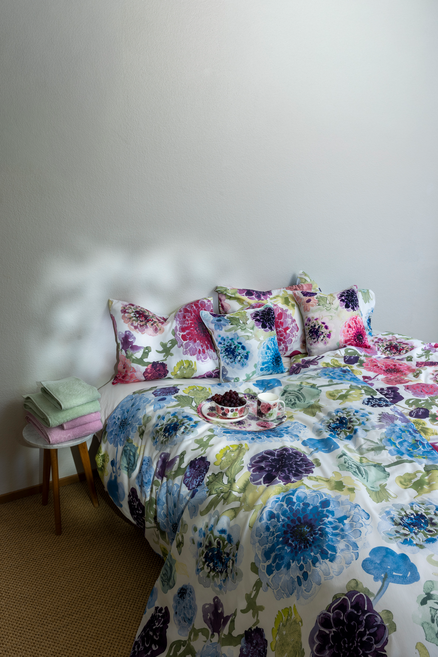 Pentik Daalia kylpypyyhe 70x140 cm vaaleanpunainen