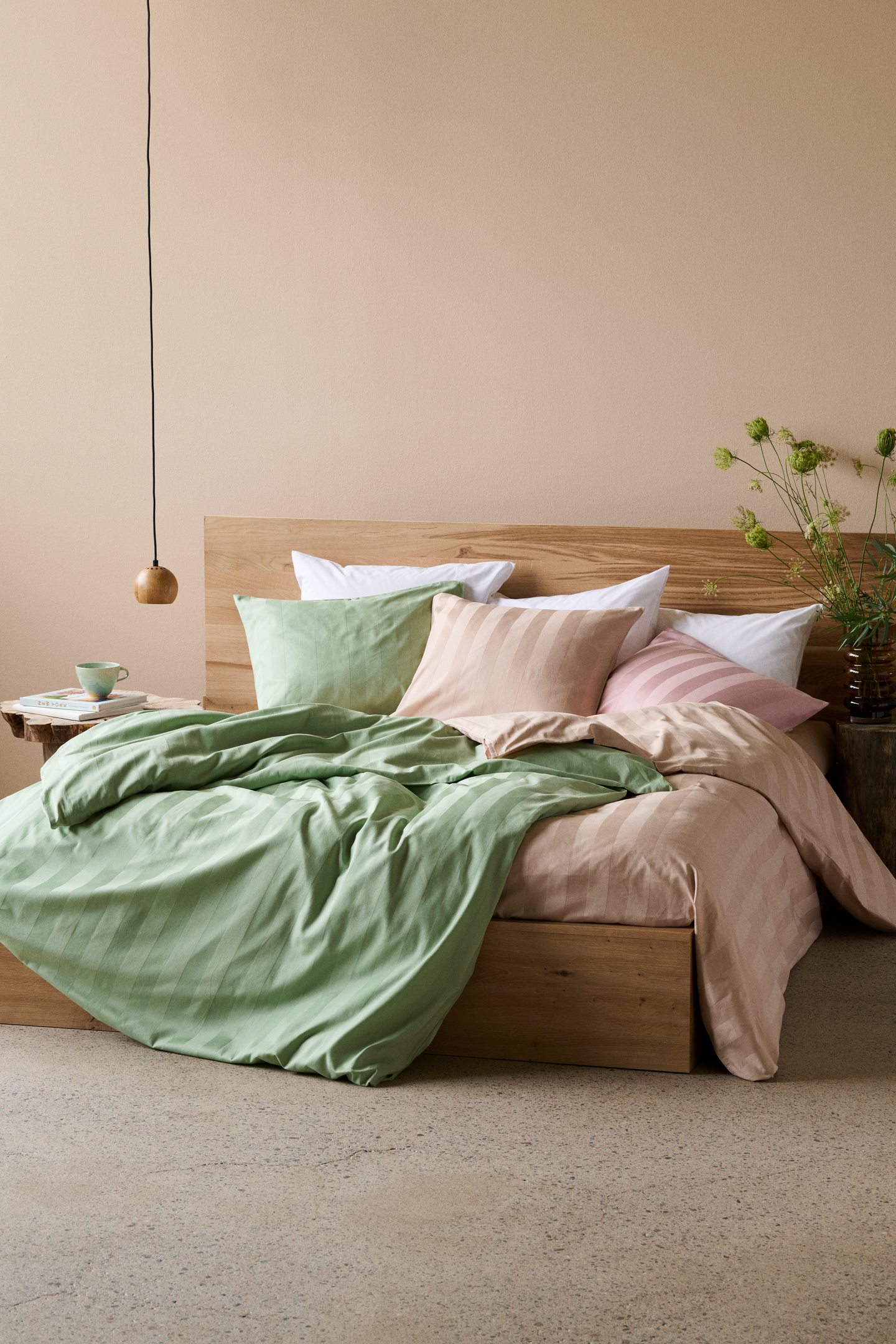 myhome satiinialuslakana 240x250 cm beige