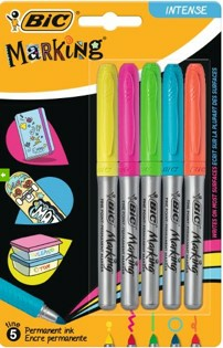 BIC Intensity Colour Marker permanenttitussi 5kpl