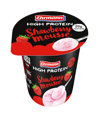 Ehrmann High Protein proteiinimousse 200g mansikka laktoositon