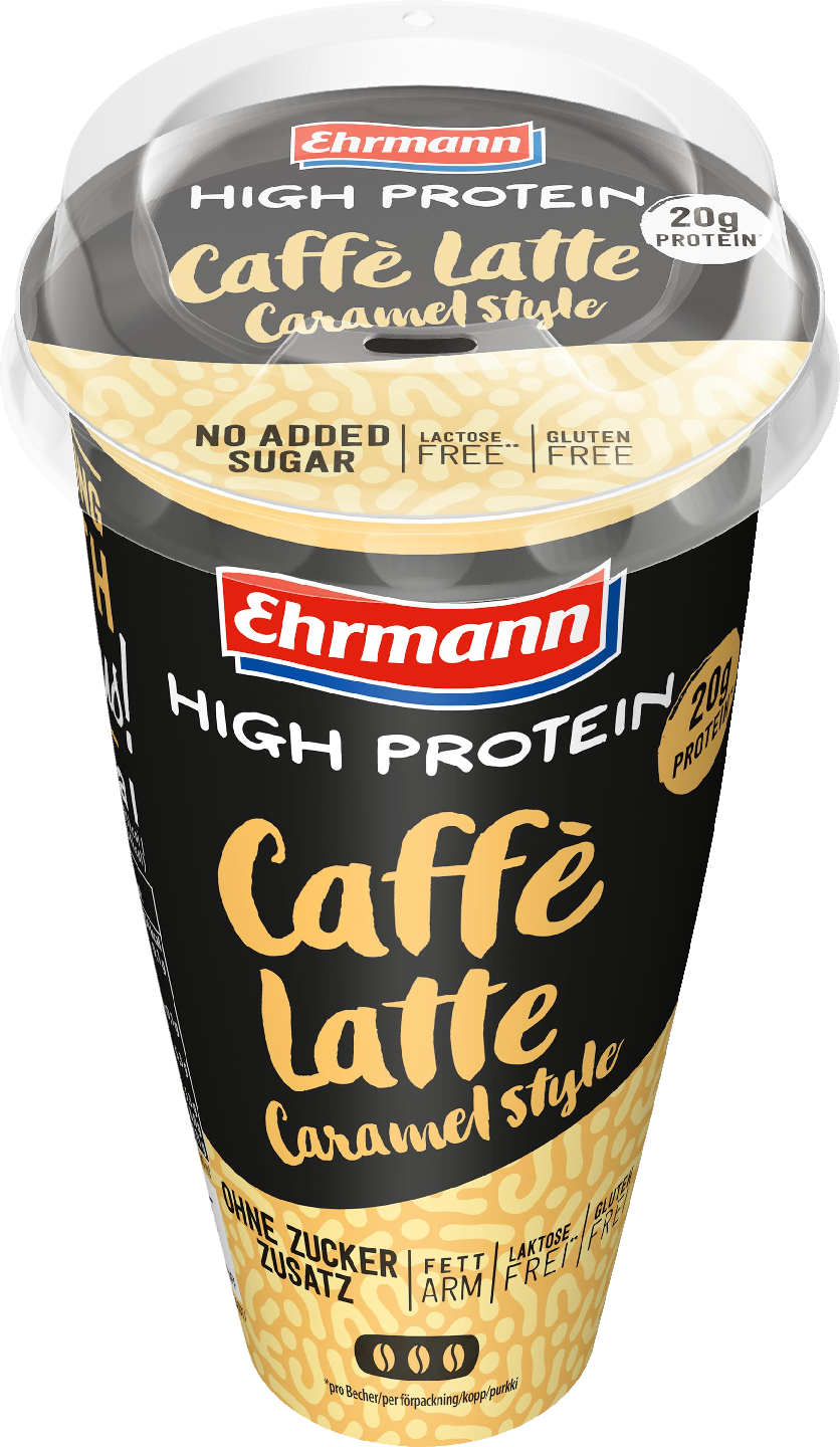 Ehrmann High Protein caffe latte 250ml caramel style