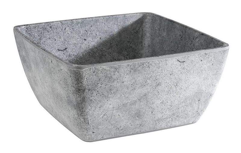 APS Element kulho 25x25x12 cm 3,8 l betonijäljitelmä melamiini
