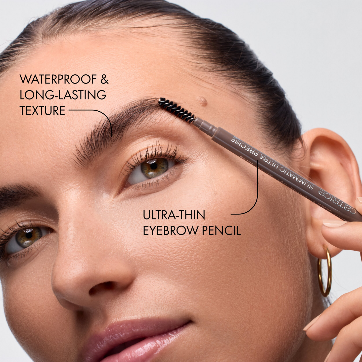 Catrice Slim'Matic Ultra Precise vedenkestävä kulmakynä 040 Cool Brown