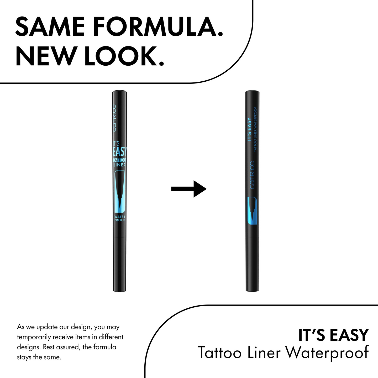 Catrice It's Easy Tattoo Liner vedenkestävä nestemäinen silmänrajaus 010 Black Lifeproof
